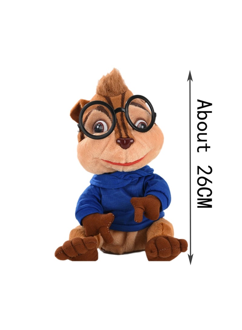 Blue Magic Squirrel Electronic Pet Plush Toy Simulates Barking, Interactive Toy For Kids And Babies - Image 2